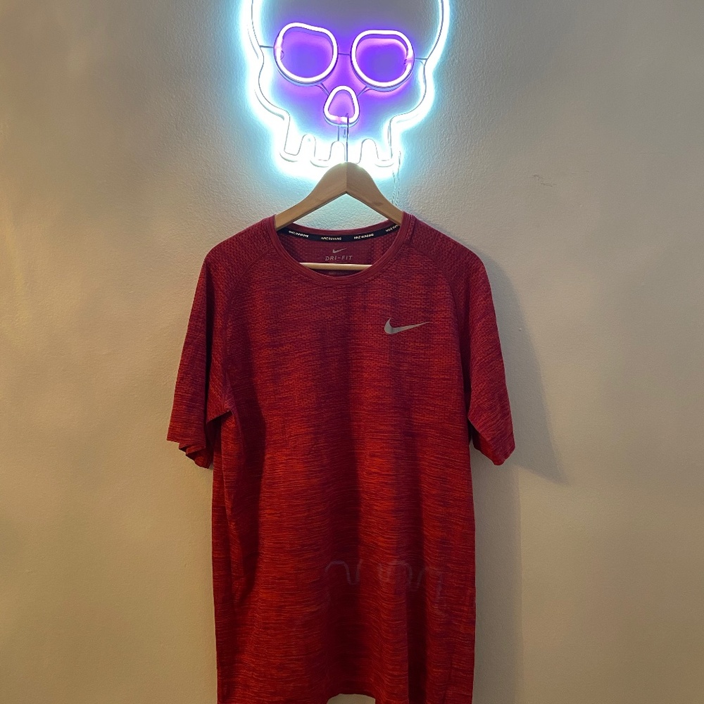Red Nike Running Shirt